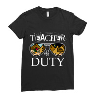 Teacher Off Duty  Teacher  Gifts  Teacher Gifts  Teacher Shirt Ladies Fitted T-shirt | Artistshot