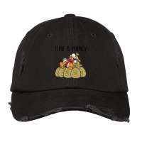 Time Is Money Scrooge Vintage Cap | Artistshot