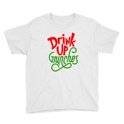 Drink Up Grinches Youth Tee Designed By Tiococacola