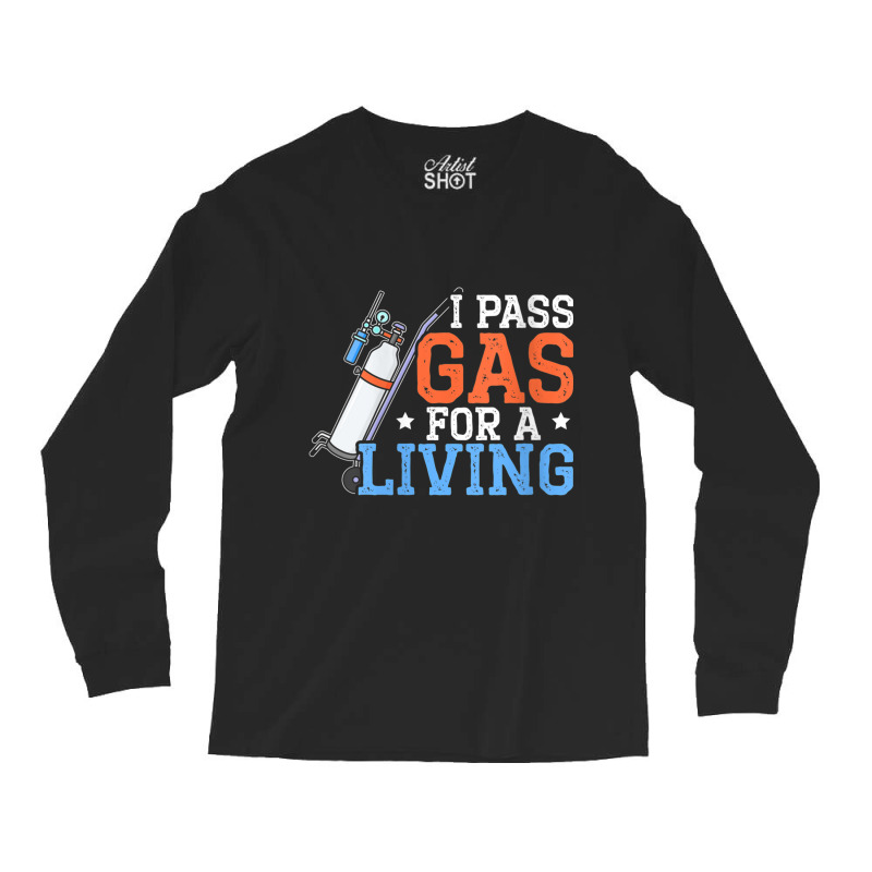 Womens I Pass Gas For A Living Anesthesiologist Doctor Anesthesia V Ne Long Sleeve Shirts | Artistshot