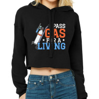 Womens I Pass Gas For A Living Anesthesiologist Doctor Anesthesia V Ne Cropped Hoodie | Artistshot