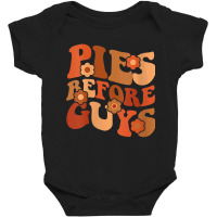 Womens Funny Thanksgiving Pies Before Guys For Women And Girls V Neck Baby Bodysuit | Artistshot