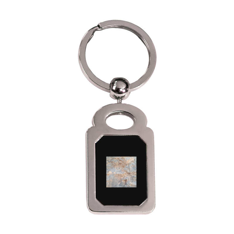 Elements Carbon Silver Rectangle Keychain | Artistshot