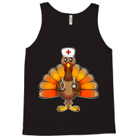 Nurse Turkey Medical Doctor Thanksgiving Dinner Costume Fan Tank Top | Artistshot