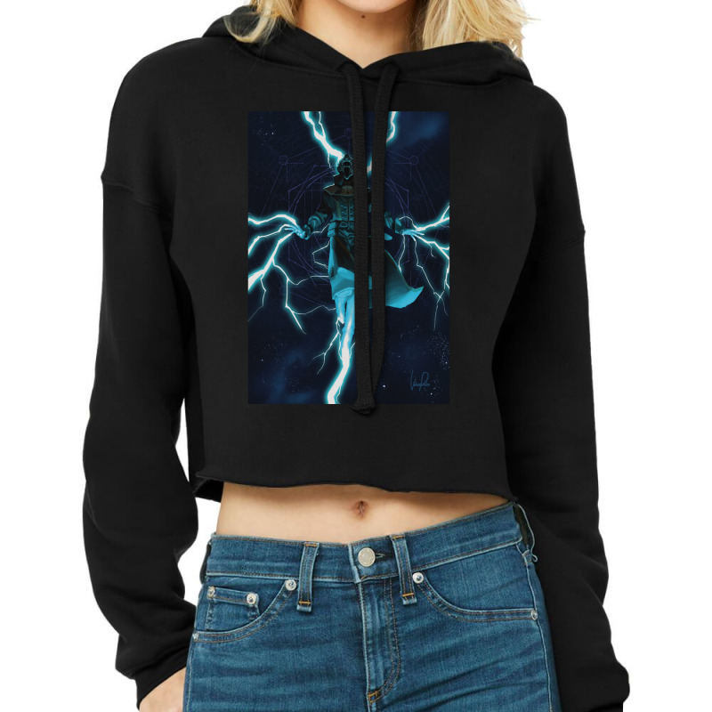 Stormcaller Cropped Hoodie by cm-arts | Artistshot