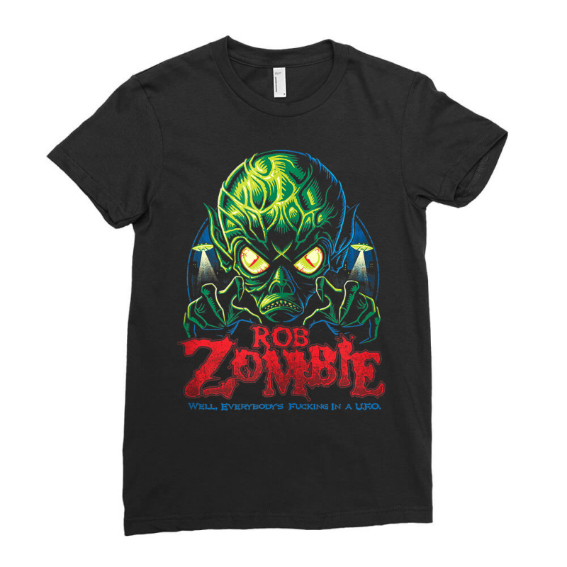 Rob Zombie   Monster Invasion Tank Top Ladies Fitted T-Shirt by cm-arts | Artistshot