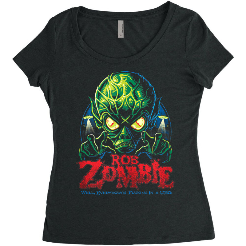 Rob Zombie   Monster Invasion Tank Top Women's Triblend Scoop T-shirt by cm-arts | Artistshot