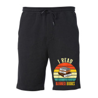 I Read Banned Books Tshirt Bookmark Funny Readers Reading Raglan Baseb Fleece Short | Artistshot