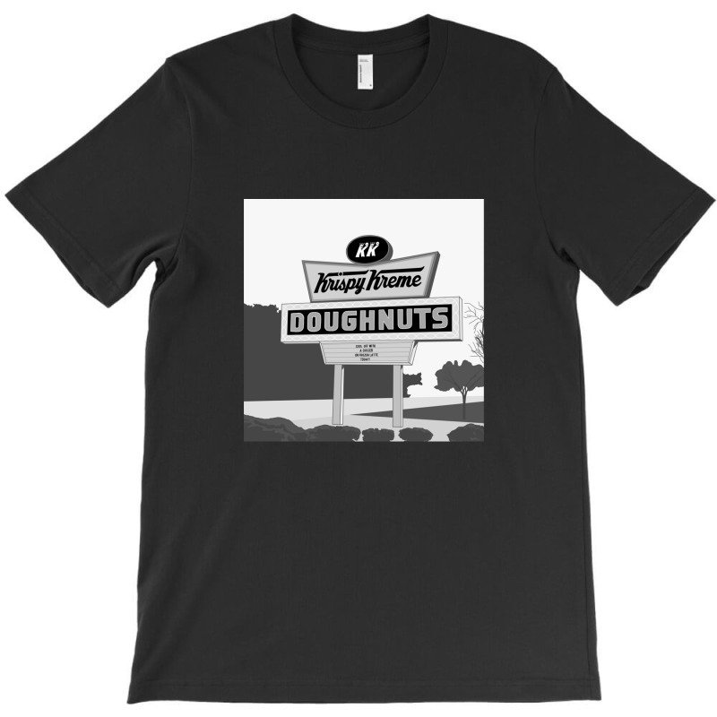 Doughnut Shop Black And White T-Shirt by SteveHunter | Artistshot