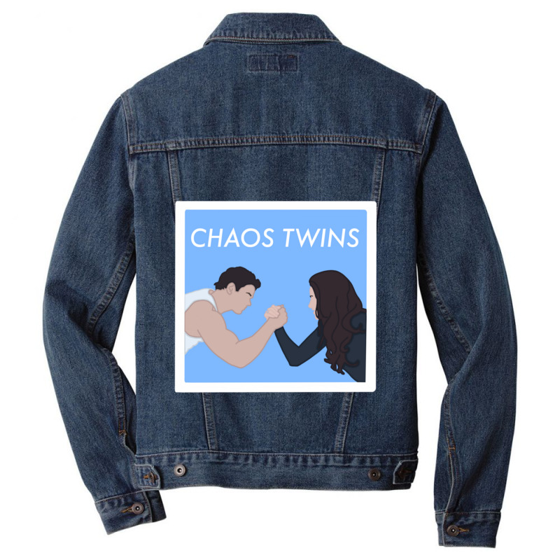 Chaos Twins Men Denim Jacket by JONATHANSPURLING | Artistshot