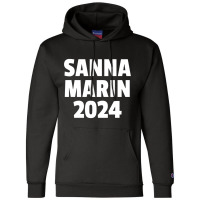 Sanna Marin 2024 - Sanna Marin - Sanna For Champion Hoodie | Artistshot