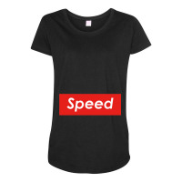 Speed Maternity Scoop Neck T-shirt | Artistshot