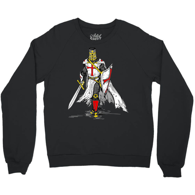 Warrior Of God Crusader Knight Templar T Shirt Crewneck Sweatshirt | Artistshot