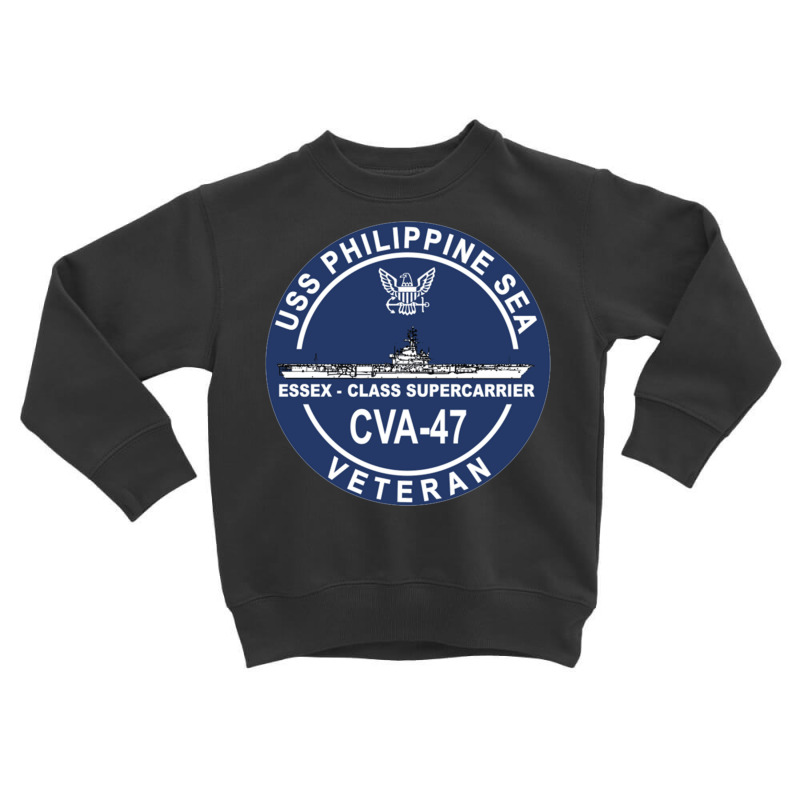 Uss Philippine Sea Cva 47 Veteran Long Sleeve T Shirt Toddler Sweatshirt by cm-arts | Artistshot