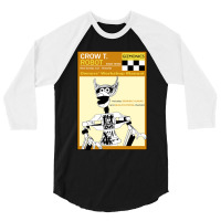 Crow T. Robot Owners Manual 3/4 Sleeve Shirt | Artistshot