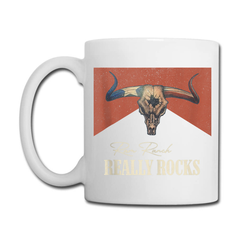 Ram Ranch Really Rocks Vintage Bull Skull Western Country Tank Top Coffee Mug | Artistshot