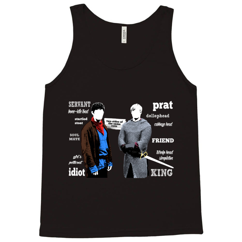 Merlin And Arthur Titles Tank Top | Artistshot