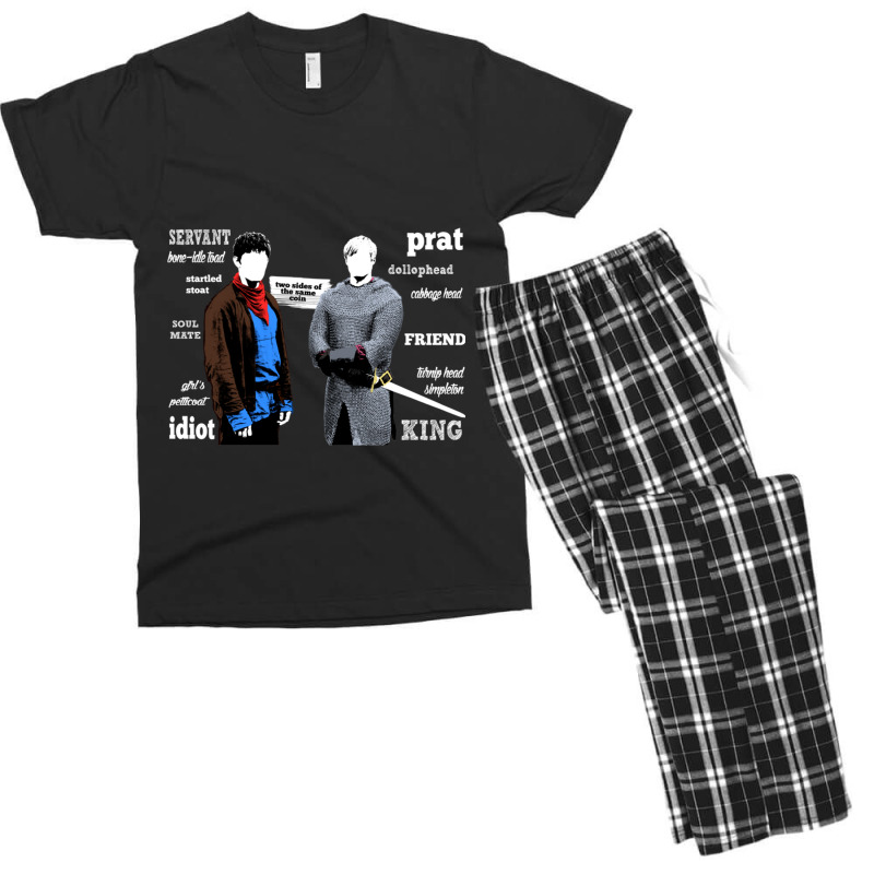 Merlin And Arthur Titles Men's T-shirt Pajama Set | Artistshot