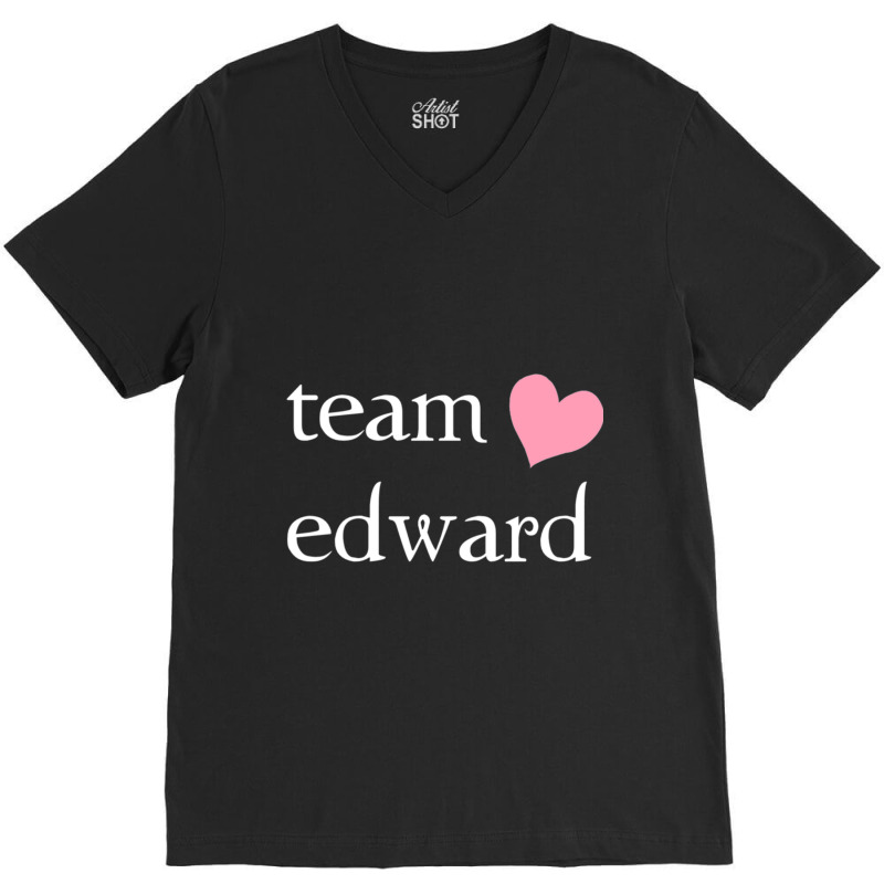 Twilight Team Edward V-Neck Tee by JONATHANSPURLING | Artistshot