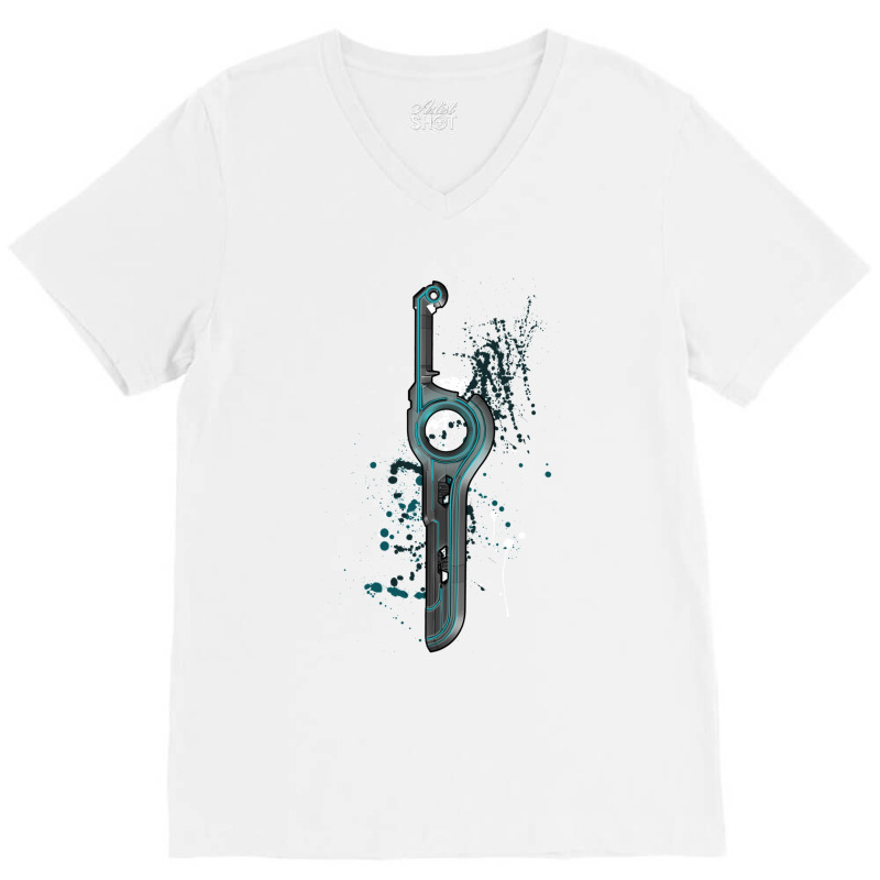 Xenoblade - Loading Monado V-neck Tee | Artistshot