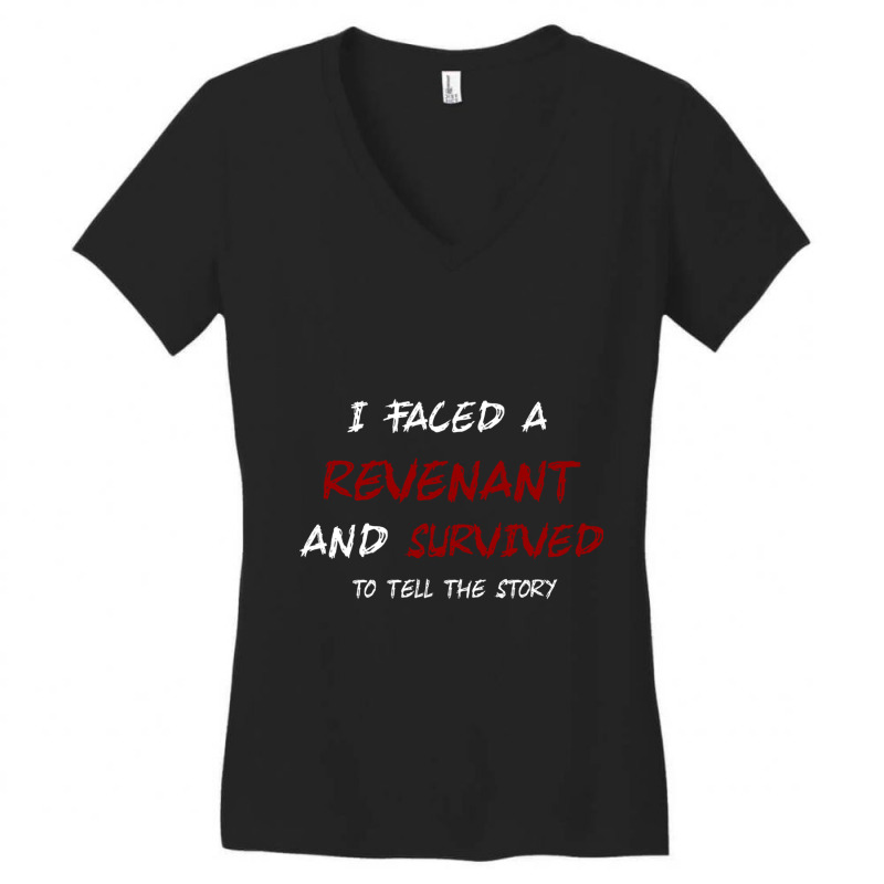 Phasmophobia I Faced A Revenant And Survived Women's V-Neck T-Shirt by cm-arts | Artistshot