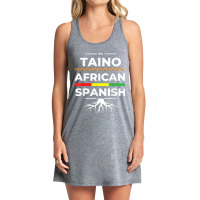 Taino African Spanish Roots Proud Caribbean Afro Latinx Tank Dress | Artistshot