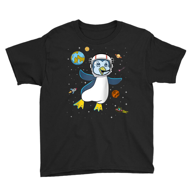 Spaceman Penguin Galaxy And Space Astronaut Seabird Raglan Baseball Te Youth Tee by cm-arts | Artistshot