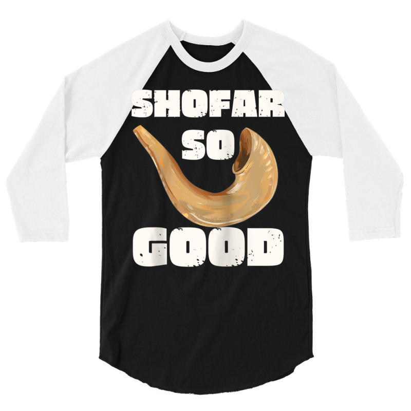 Rosh Hashanah Shofar So Good Jewish New Year Raglan Baseball Tee 3/4 Sleeve Shirt | Artistshot