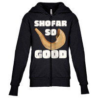 Rosh Hashanah Shofar So Good Jewish New Year Raglan Baseball Tee Youth Zipper Hoodie | Artistshot