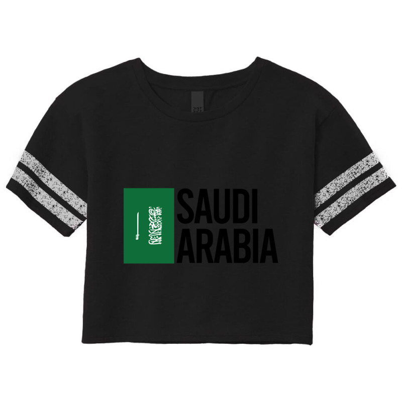 Saudi Arabia Minimal Design Collection Scorecard Crop Tee by cm-arts | Artistshot