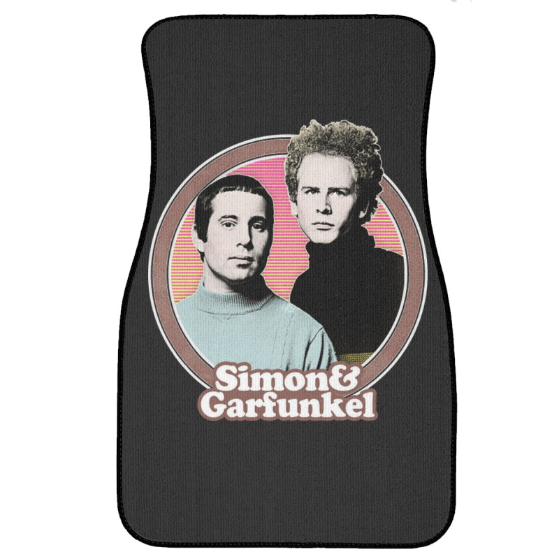 Simon Amp Garfunkel Original Retro Fan Art Design Front Car Mat | Artistshot