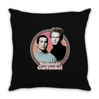 Simon Amp Garfunkel Original Retro Fan Art Design Throw Pillow | Artistshot