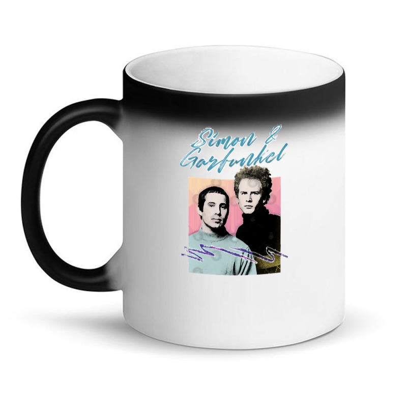 Simon Amp Garfunkel Retro Aesthetic Design Magic Mug | Artistshot