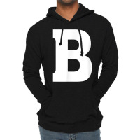 Letter B Capital Letter Alphabet Lightweight Hoodie | Artistshot