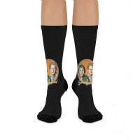 Simon Amp Garfunkel Retro Style Fan Design Crew Socks | Artistshot