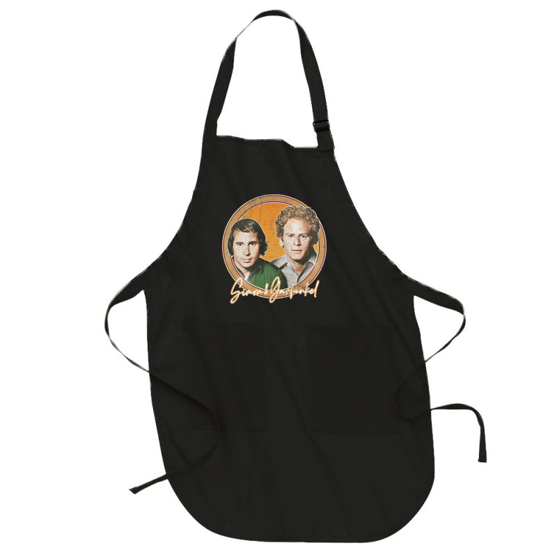 Simon Amp Garfunkel Retro Style Fan Design Full-length Apron | Artistshot