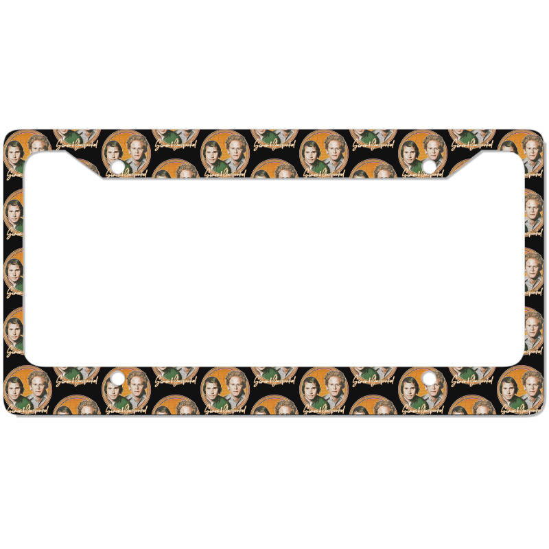 Simon Amp Garfunkel Retro Style Fan Design License Plate Frame | Artistshot