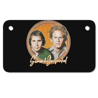 Simon Amp Garfunkel Retro Style Fan Design Motorcycle License Plate | Artistshot