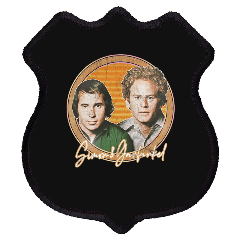 Simon Amp Garfunkel Retro Style Fan Design Shield Patch | Artistshot