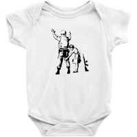 Banksy Girl Searching Soldier Baby Bodysuit | Artistshot