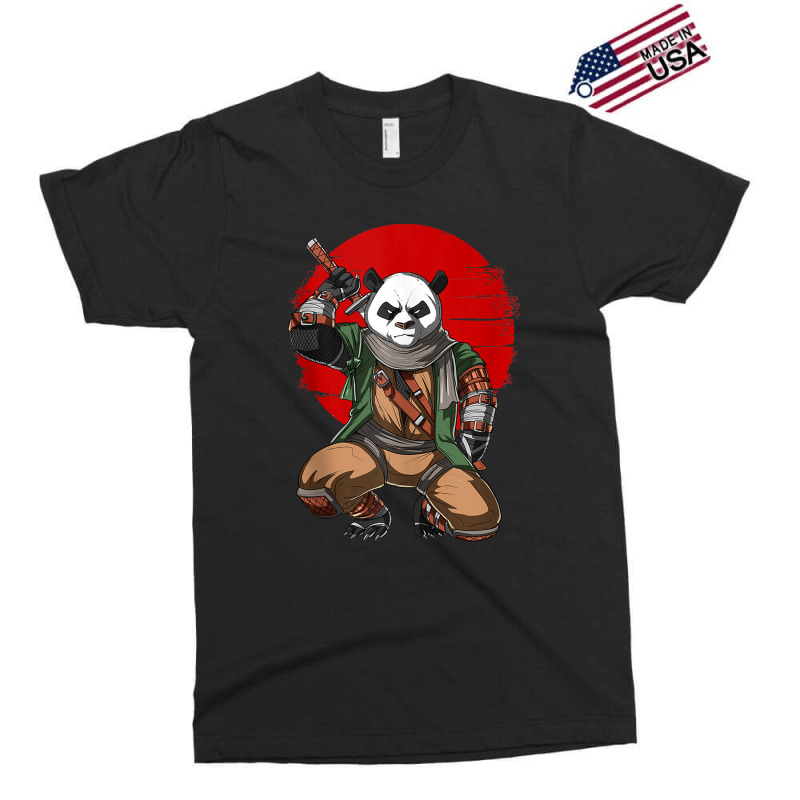 Panda Bear Ninja Samurai Warrior Funny Kung Fu Animal Kids Exclusive T-shirt by Frank J Mitchell | Artistshot