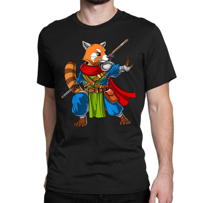 Red Panda Bear Ninja Samurai Warrior Funny Kung Fu Boys Kids Classic T-shirt by Frank J Mitchell | Artistshot