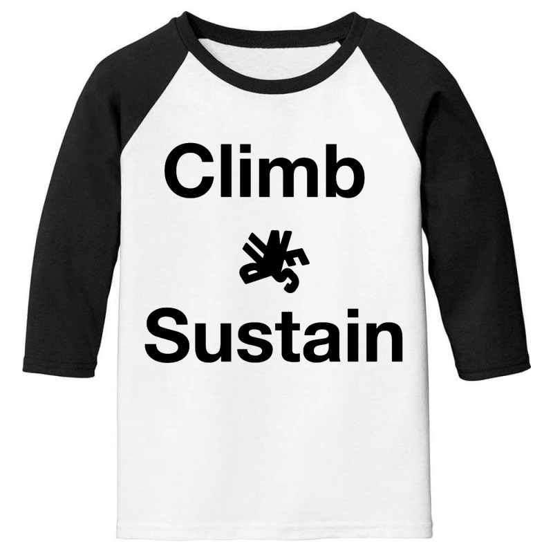 Bouldering Climb Hiking Mountains Youth 3/4 Sleeve | Artistshot