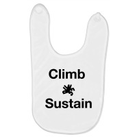 Bouldering Climb Hiking Mountains Baby Bibs | Artistshot