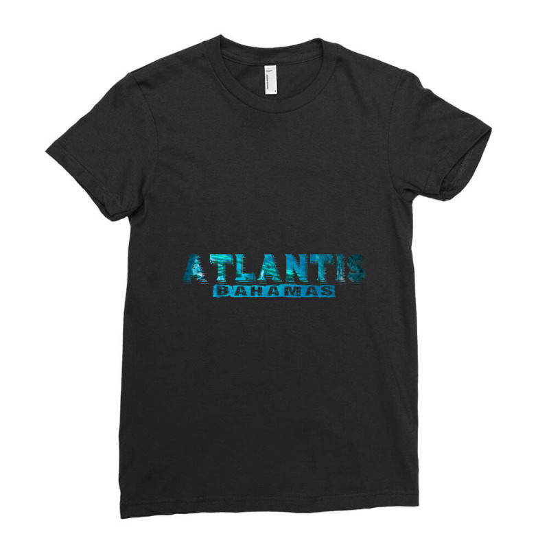 Atlantis Bahamas Ladies Fitted T-Shirt by cm-arts | Artistshot