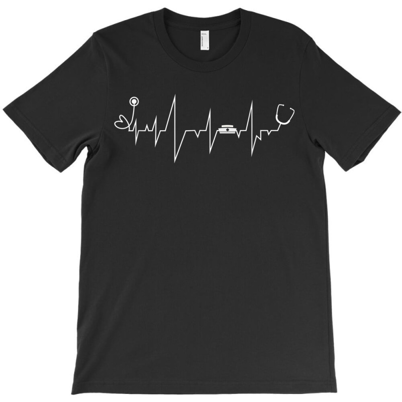 Stethoscope Essential Worker Night Shift Healthcare Nurse T-shirt | Artistshot