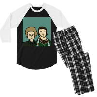 Simon And Garfunkel Op Men's 3/4 Sleeve Pajama Set | Artistshot