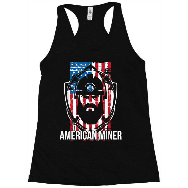 Underground Mining    For American Coal Miner Racerback Tank by MelanieKathleen | Artistshot