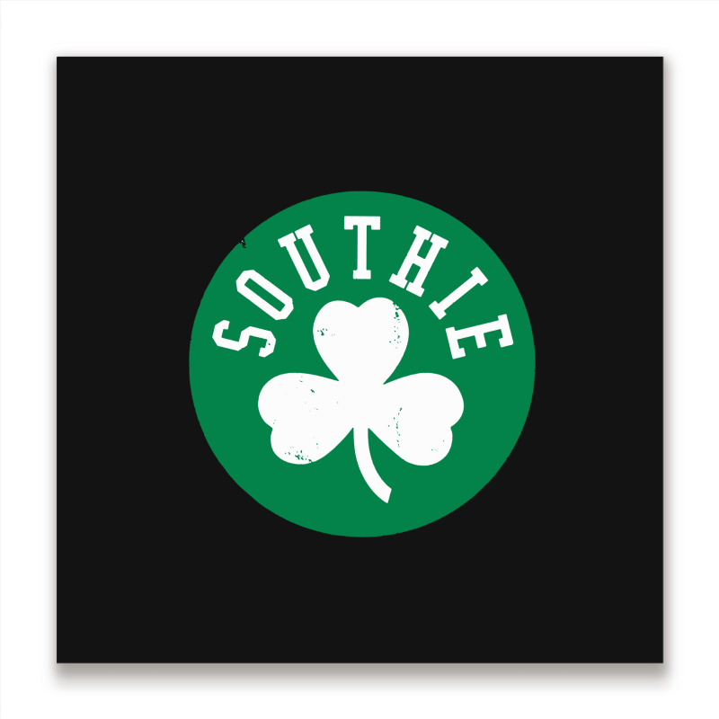 Southie Irish St Patricks Day Metal Print Square | Artistshot