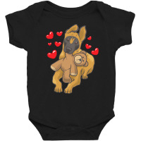 Gift Idea T  Shirt Belgian Malinois Dog Gift Idea T  Shirt Baby Bodysuit | Artistshot